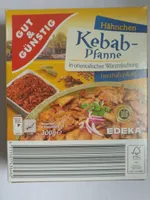 Kebab-Pfanne in orientalischer Würzmischung