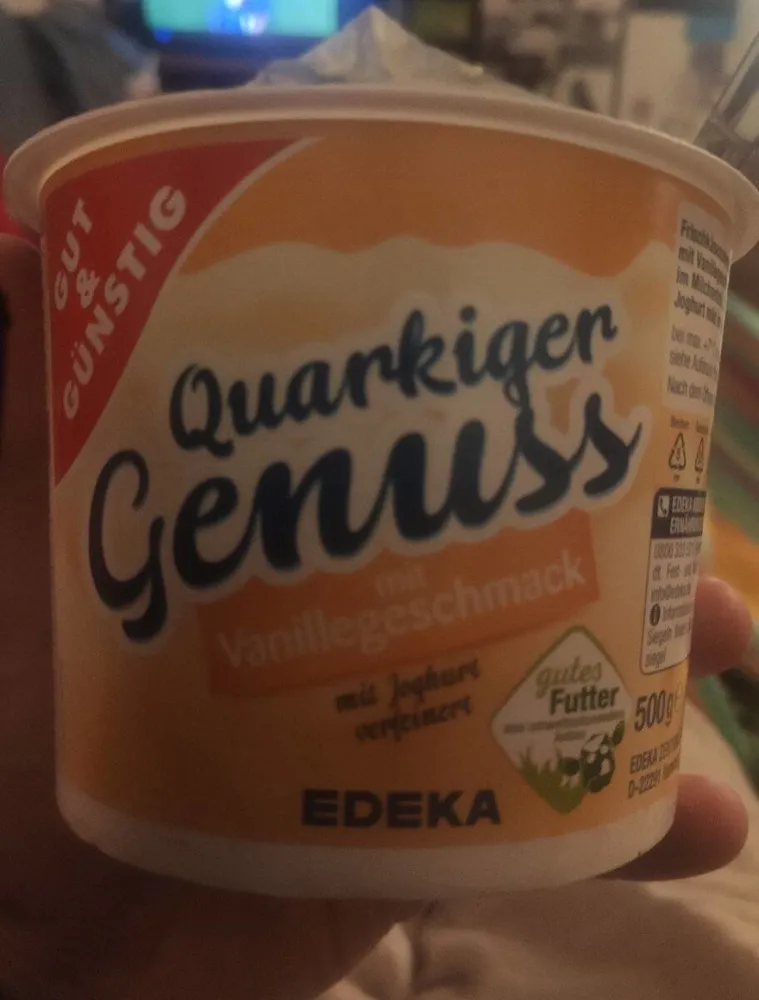 Quarkiger Genuss - Vanillegeschmack