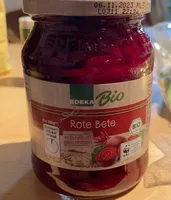 Bio Rote Bete in Scheiben geschnitten