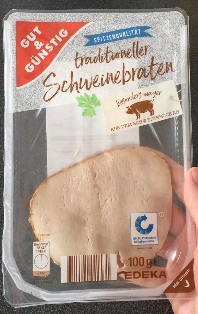 Traditioneller Schweinebraten