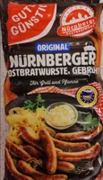 Original Nürnberger Rostbratwürste
