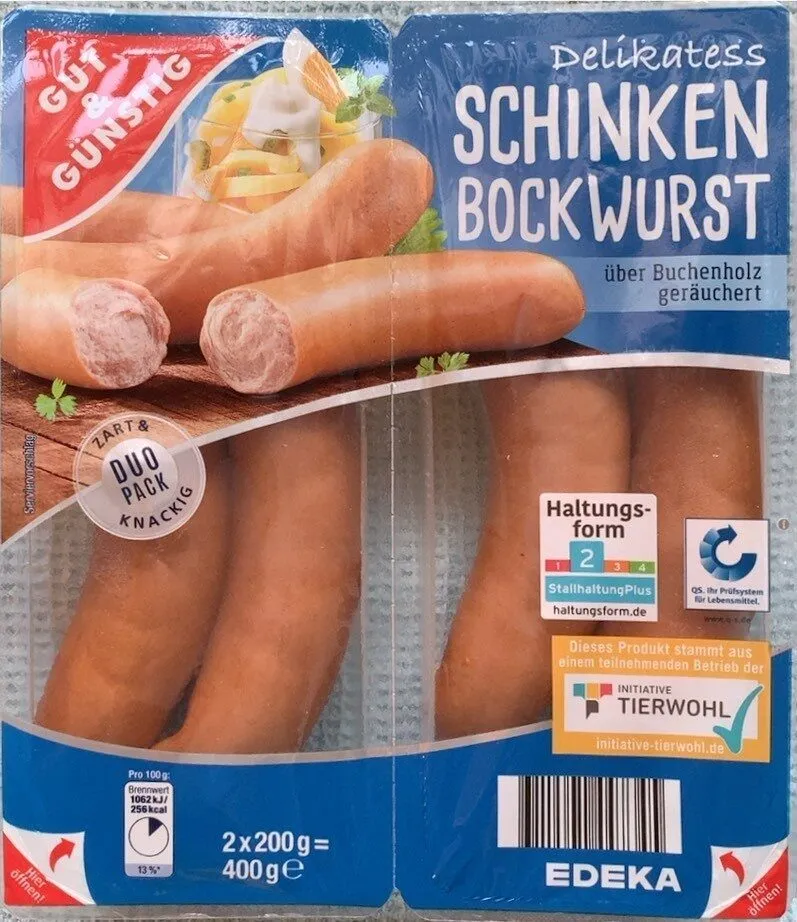 Schinkenbockwurst