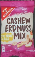 Cashew Erdnuss Mix mit Honig und Salz