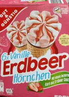 Vanille Erdbeer Hörnchen