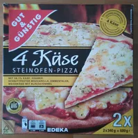 4 Käse Steinofen-Pizza