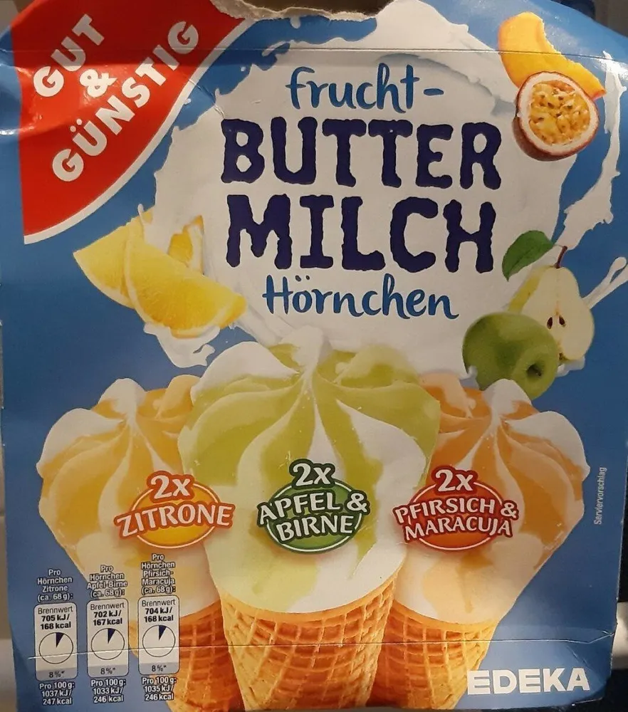 Frucht-Buttermilch Hörnchen
