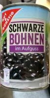 Schwarze Bohnen im Aufguss