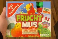 Frucht Mus Apfel-Erdbeere