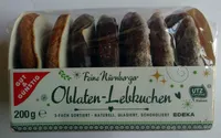 Nürnberger Oblaten-Lebkuchen 3-Fach Sortiert