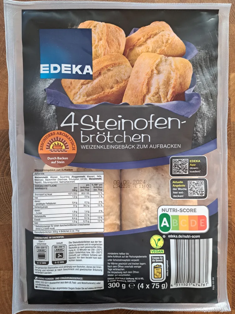Brötchen Steinofen