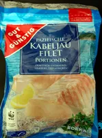 Pazifische Kabeljau Filet Portionen