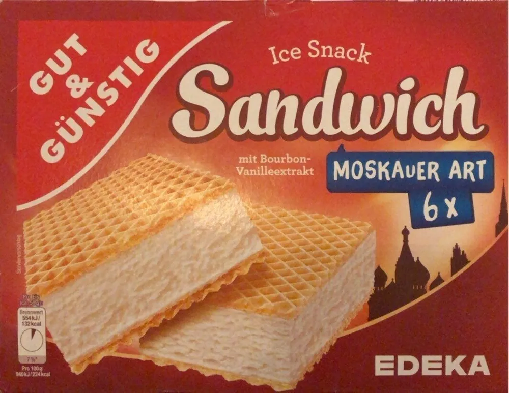 Ice Snack Sandwich Moskauer Art