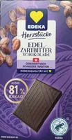 Edel-Zartbitter Schokolade, 81 % Kakao