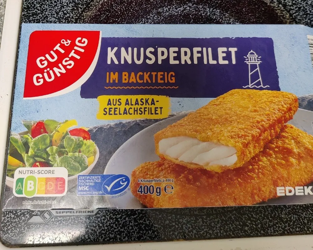 Knusperfilets Seelachs