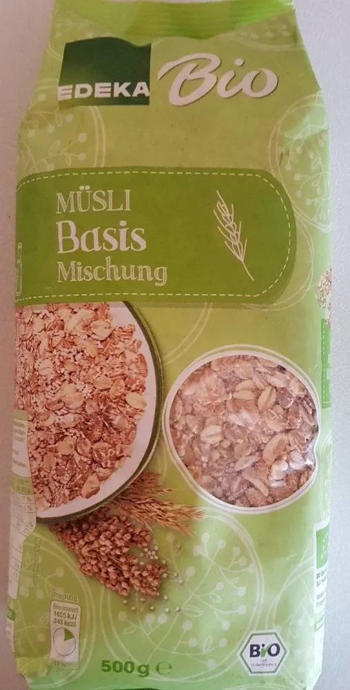 Edeka Bio Müsli Basis Mischung 500 G