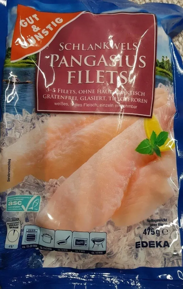 Schlankwels Pangasius Filets