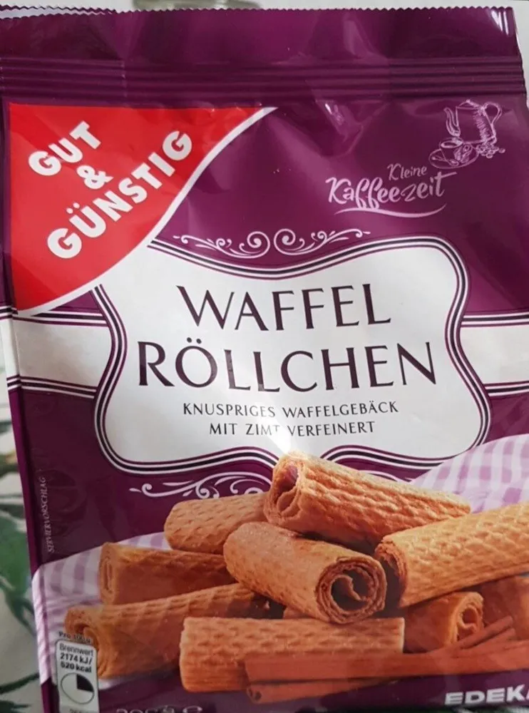 Waffel Röllchen
