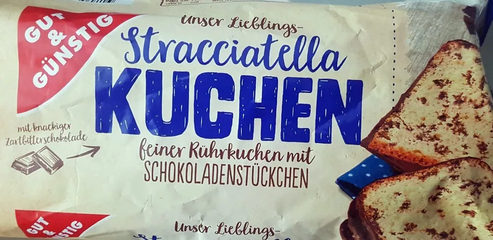 Stracciatellakuchen