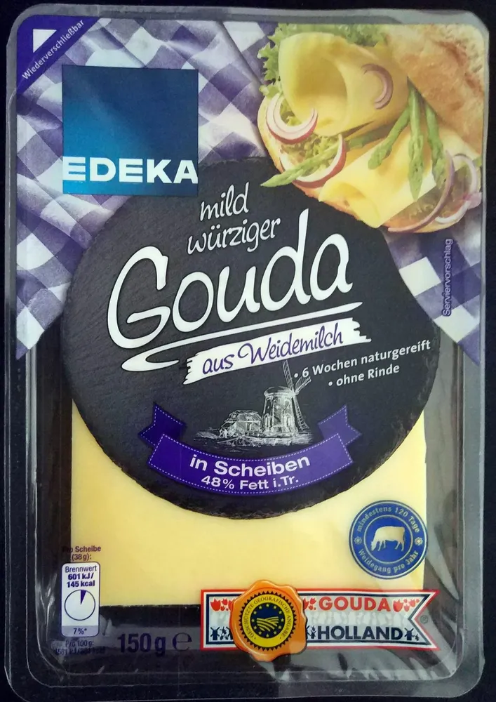 mild würziger Gouda aus Weidenmilch