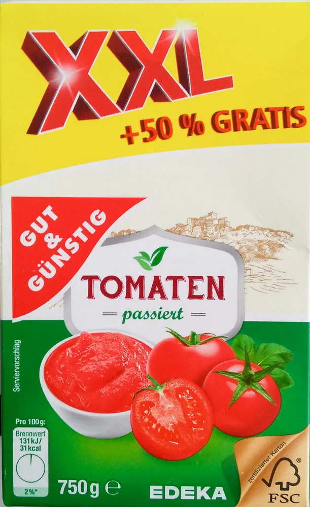 Tomaten passiert