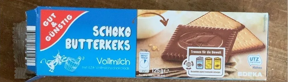 Chocolate Shortbread, Whole Milk