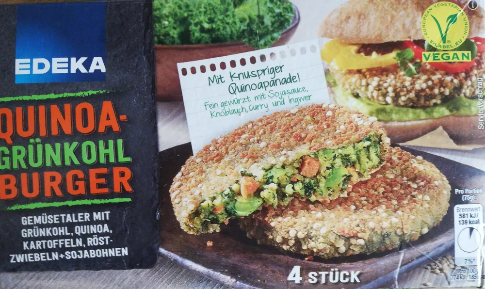 Quinoa-Grünkohl Burger