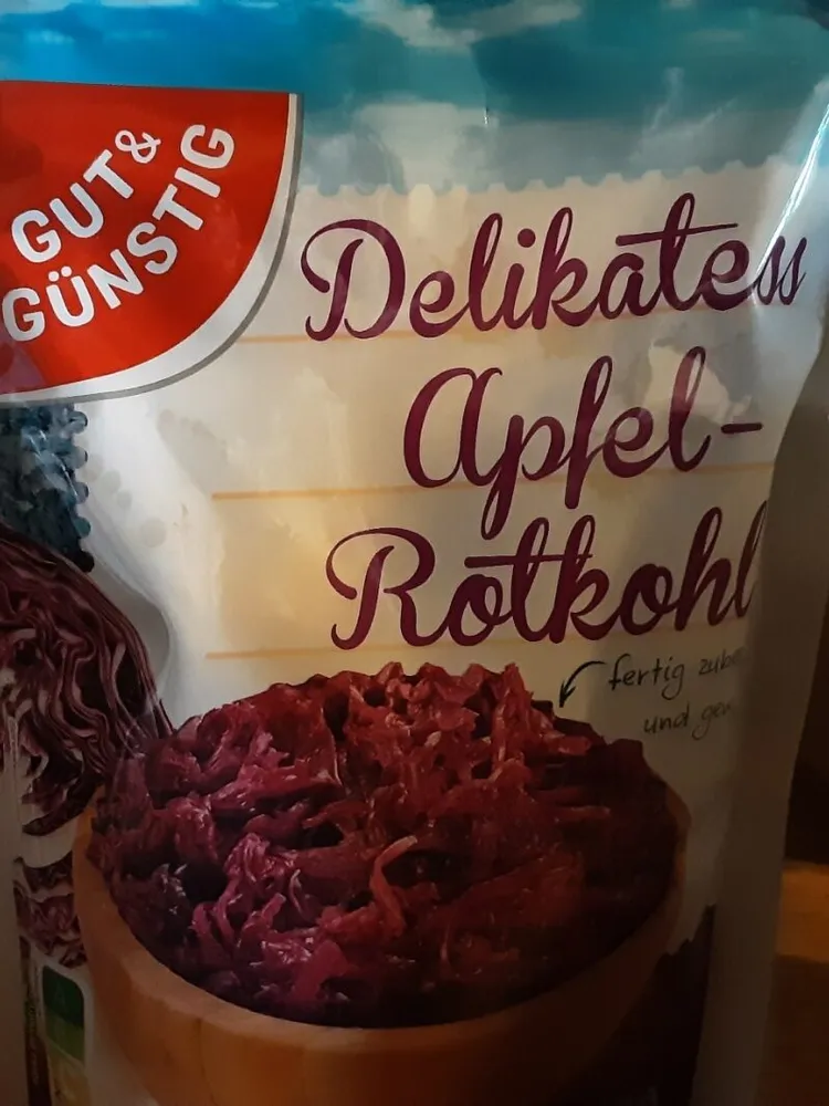 Apfelrotkohl