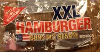 EDEKA GUT&GÜNSTIG 4x XXL Hamburger Buns mit Sesam 300g 1,71€ 5,70€ per 1kg