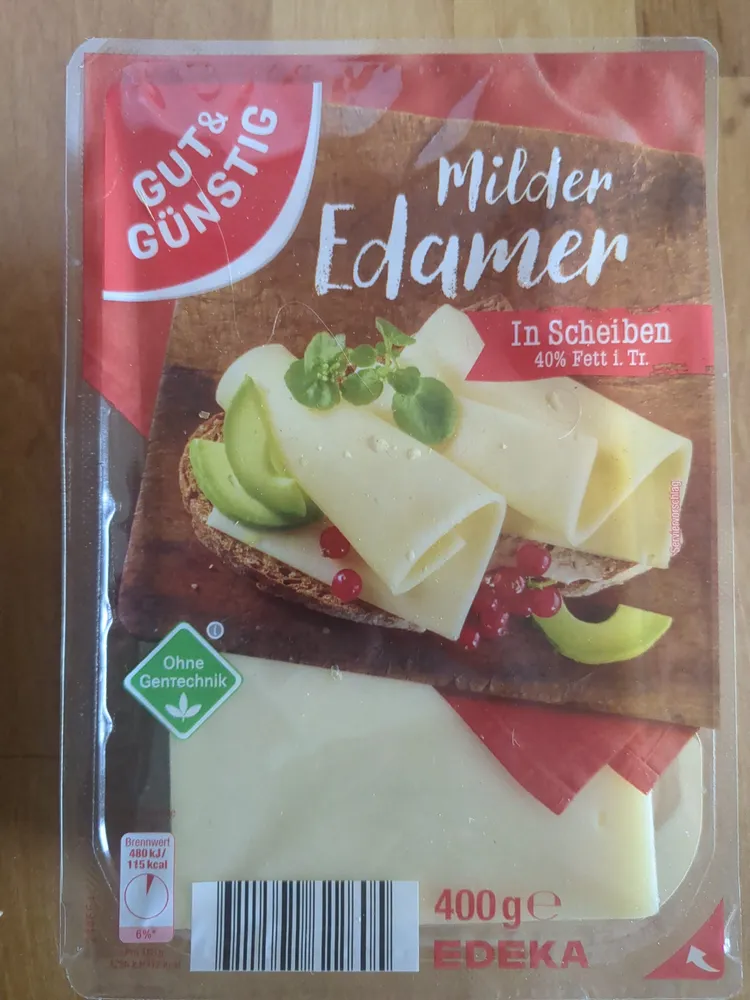 Milder Edamer