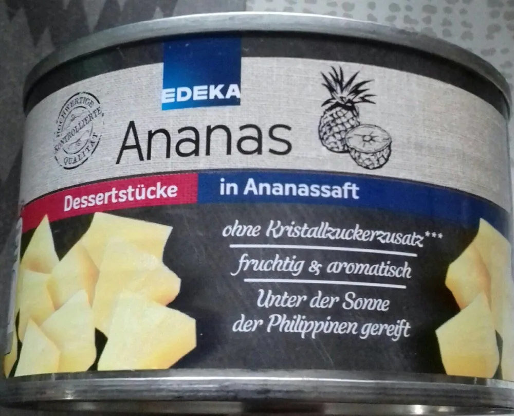 Ananas Stücke klein
