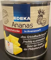 Obst: Ananas in Stücke