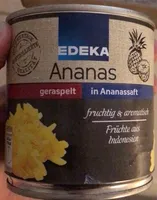 Ananas geraspelt in Saft
