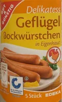 Geflügel Bockwürstchen