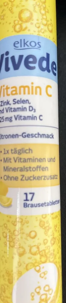 Vitamin C + Zink, Selen, und Vitamin D3