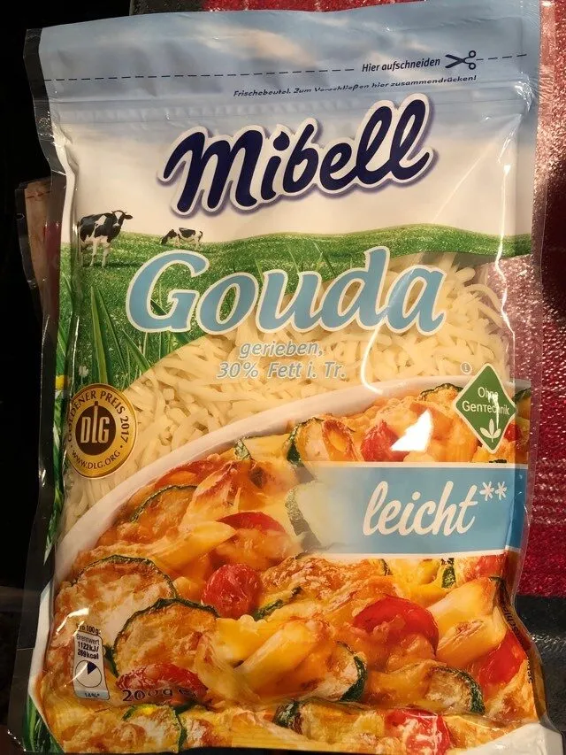 Gouda gerieben 30% Fett