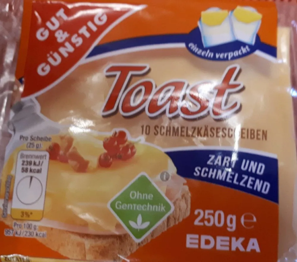 Toast Schmelzkäse