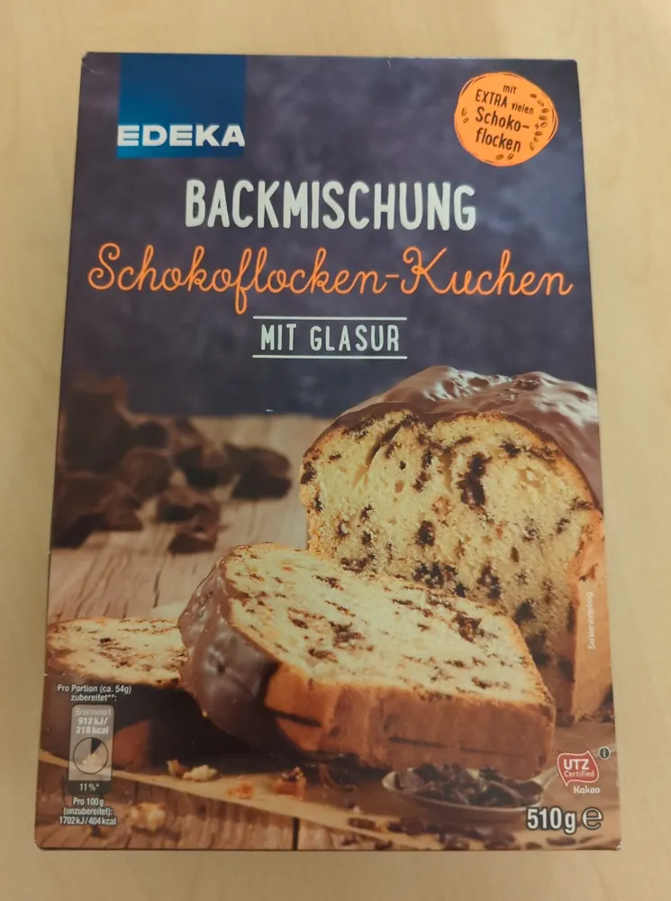 Backmischung Schokoflocken-Kuchen