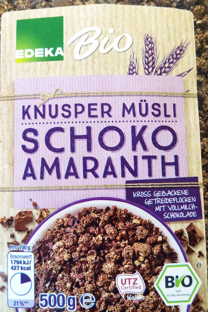 Knusper Müsli Schoko Amaranth