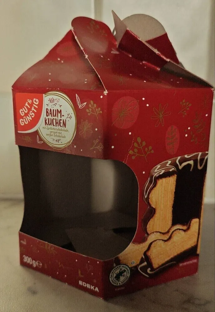 Baumkuchen mit Zartbitterschokolade