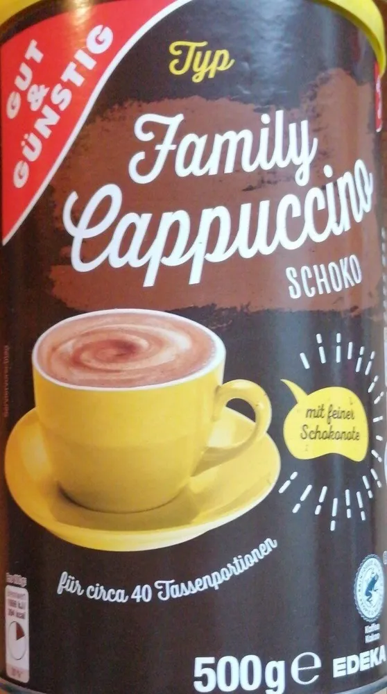Family Cappuccino schoko