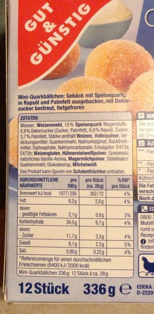 Mini Quarkbällchen