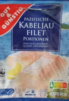 Pazifische Kabeljaufilet Portionen