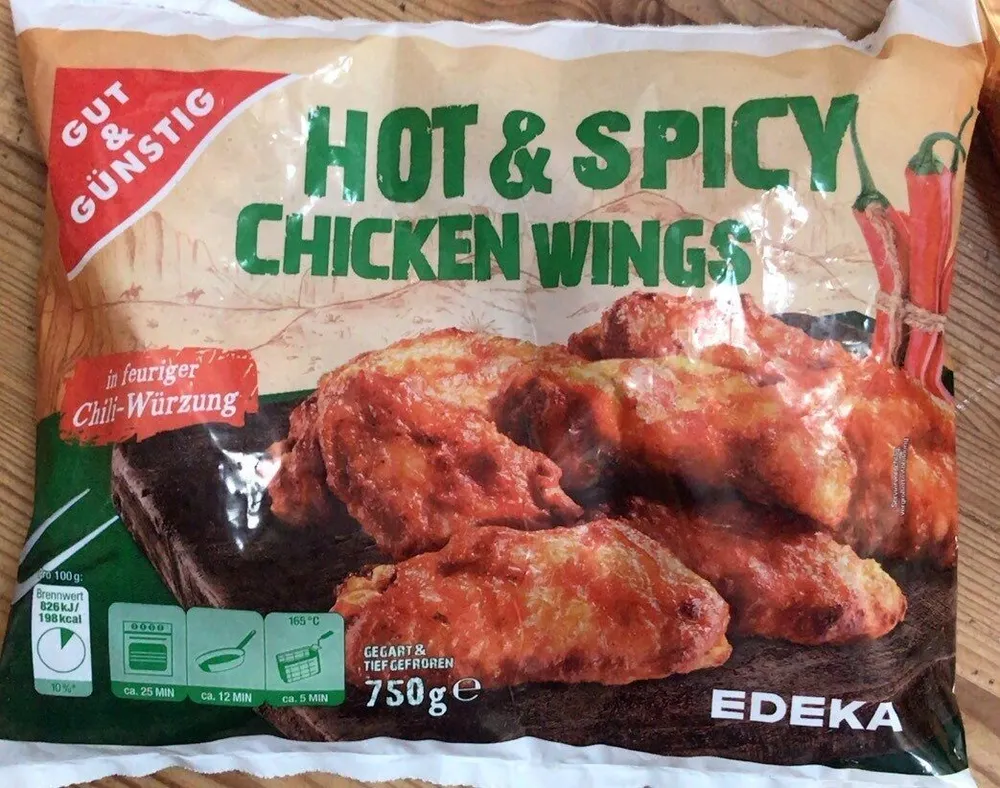 Hot&spicy chicken wings