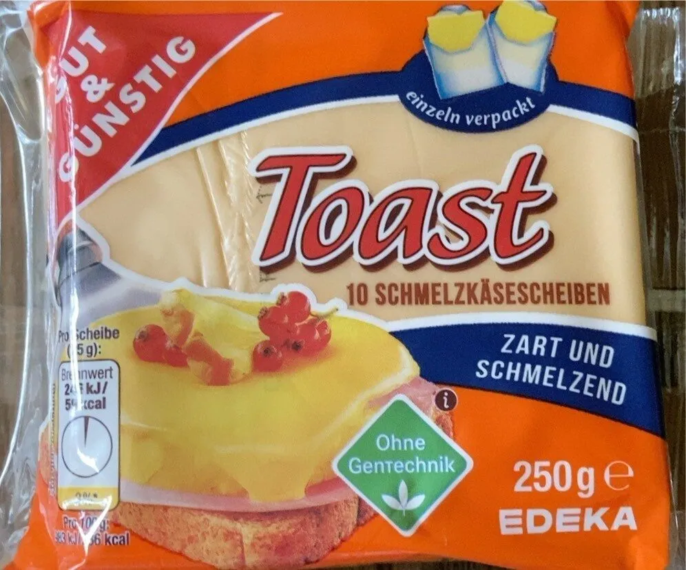 Toast Schmelzkäsescheiben