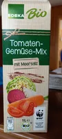 Tomaten-Gemüse-Mix Bio, Mischung aus Tomatensaft aus Tomatensaftkonzentrat und Gemüsesaft