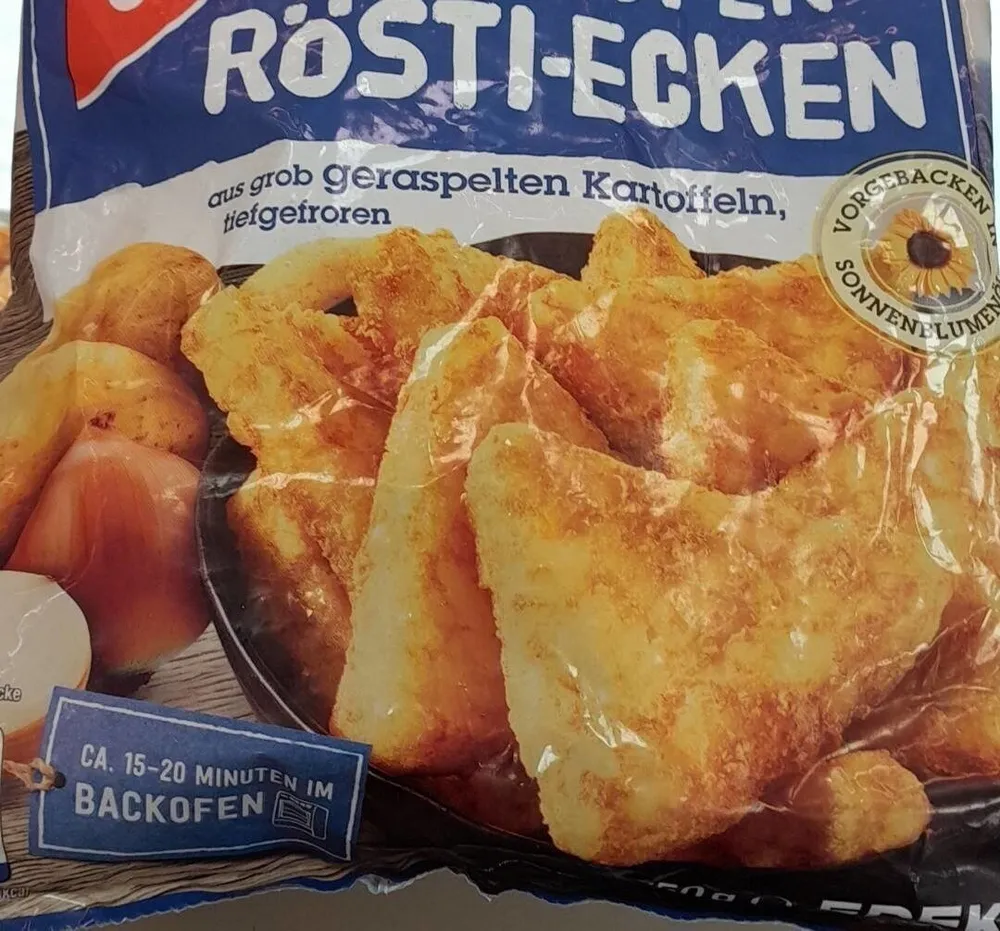Backofen Rösti - Ecken