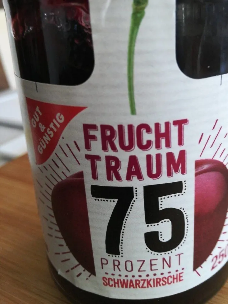 Frucht Traum 75 % Schwarzkirsche