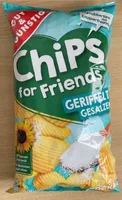 Chips for Friends geriffelt gesalzen