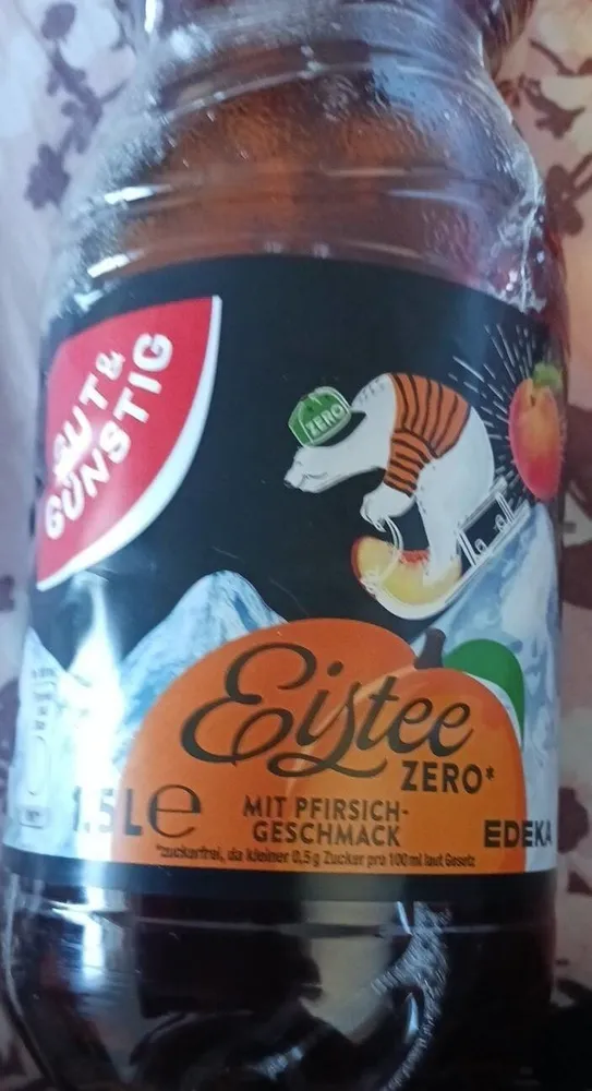 Eistee Pfirsich Zero