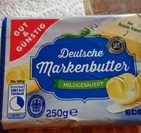 Deutsche Markenbutter mildgesäuert